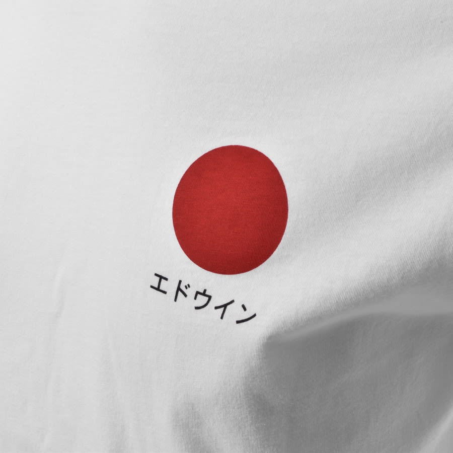 Alternative Image for ProductEdwin Crew Neck Japanese Sun T Shirt White3